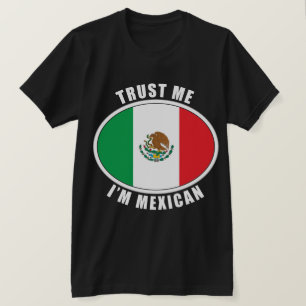 Camiseta Confie que eu mim é mexicano