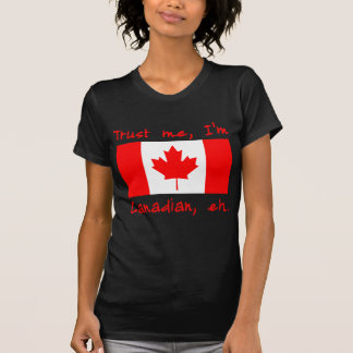 Camiseta Confie que eu mim é produtos canadenses