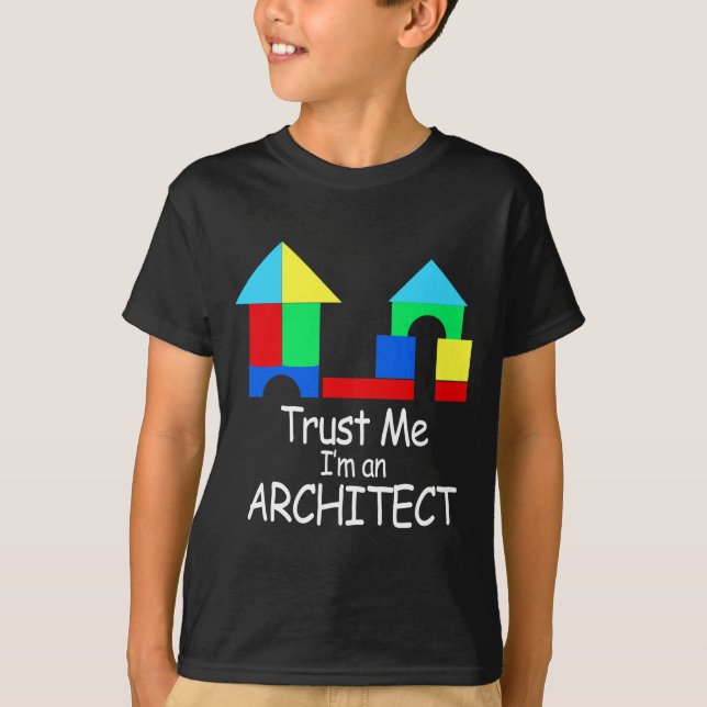 Camiseta Confie que eu mim é um arquiteto (Frente)