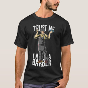 Camiseta Confie que eu mim é um barbeiro