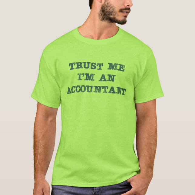 Camiseta Confie que eu mim é um contador (Frente)