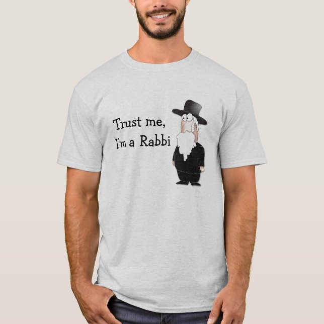Camiseta Confie que eu mim é um rabino! (Frente)