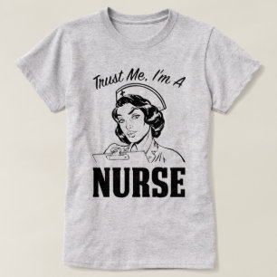 Camiseta Confie que eu mim é um T médico do trabalho do