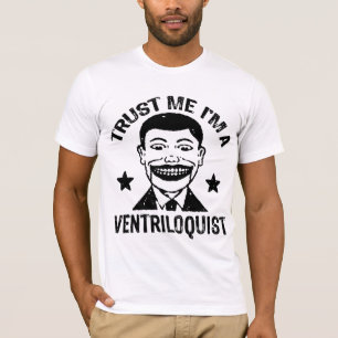Camiseta Confie que eu mim é um Ventriloquist