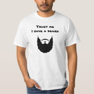 Camiseta Confie que eu mim tem uma barba