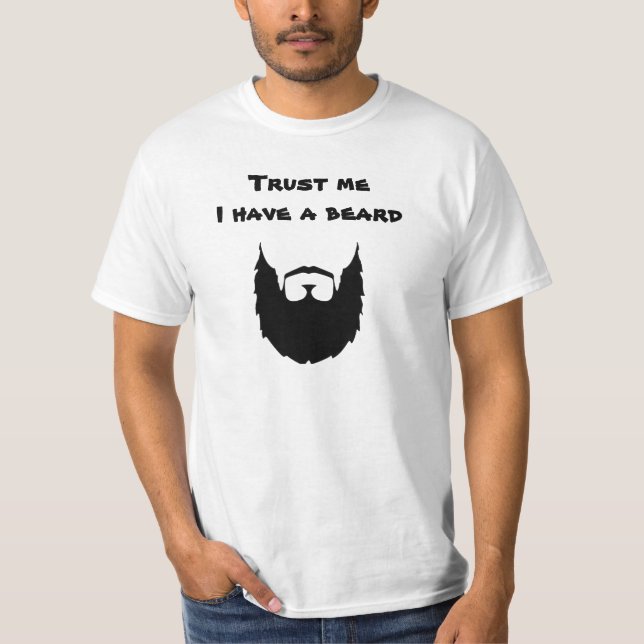Camiseta Confie que eu mim tem uma barba (Frente)