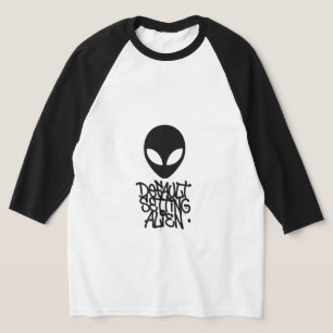 Camiseta Configuração Padrão Alien (Estilo 1 Branco)