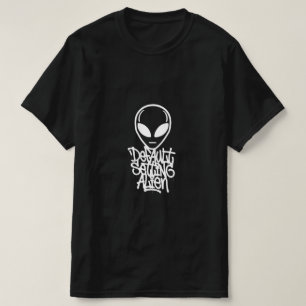 Camiseta Configuração Padrão Alien (Estilo 2 Preto)