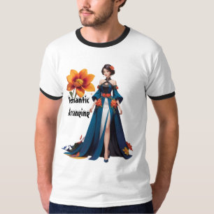 Camiseta Configuração romântica