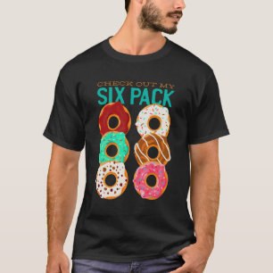 Camiseta Confira Meu Abdômen Tanquinho - Donuts Engraçados 