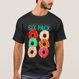 Camiseta Confira Meu Abdômen Tanquinho - Donuts Engraçados