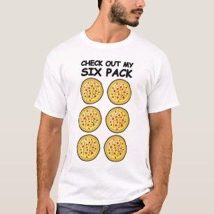Camiseta Confira Meu Abdômen Tanquinho - Pizza