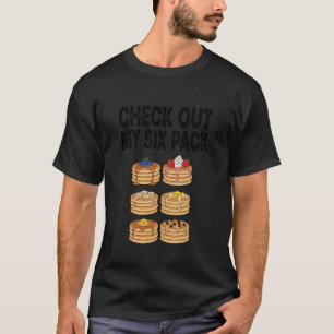Camiseta Confira Meu Pacote de Seis Torres de Panqueca
