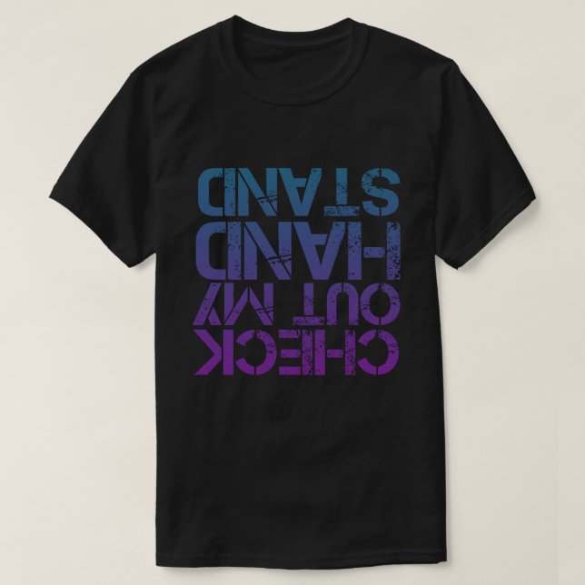 Camiseta Confira meus caras de ginástica engraçados (Frente do Design)