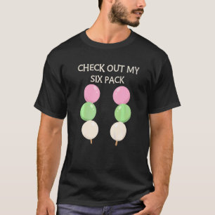 Camiseta Confira Sixpack Mochi Comida Japonesa Academia Six