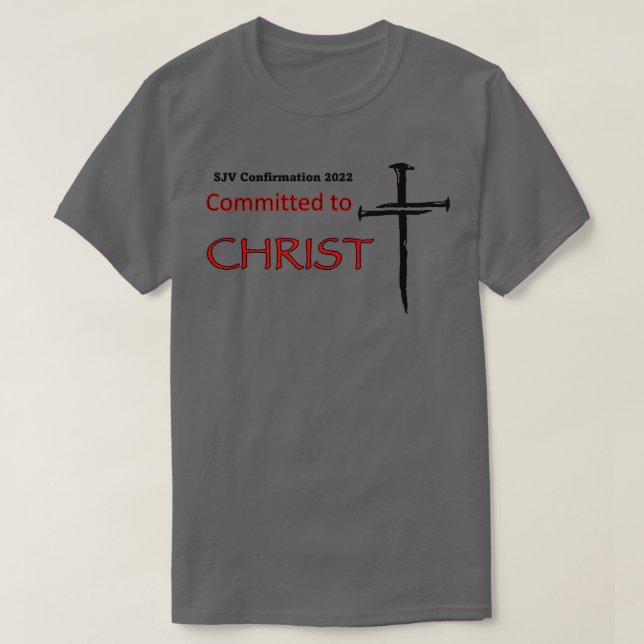 Camiseta Confirmação de Retreat Prem do Cristo SJV (Frente do Design)