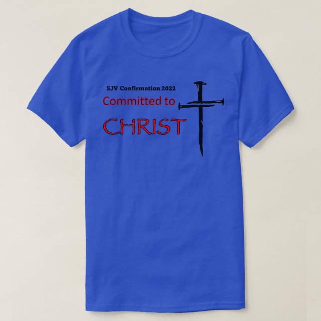 Camiseta Confirmação de Retreat Prem do Cristo SJV (Frente do Design)