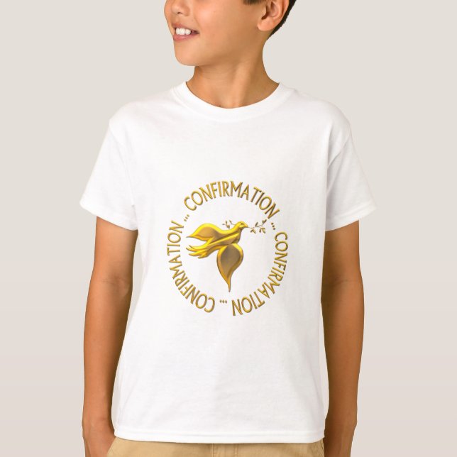 Camiseta Confirmação do ouro e Espírito Santo (Frente)