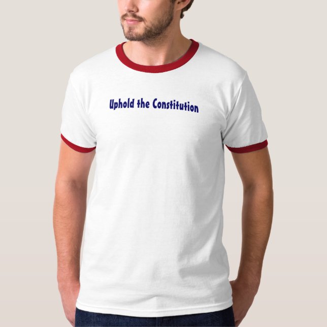 Camiseta Confirme a constituição (Frente)