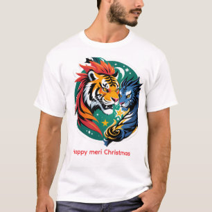 Camiseta Conflito Cósmico: Fusão do Espírito do Tigre e do