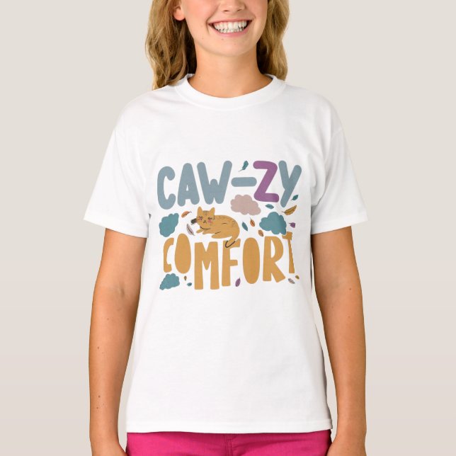 Camiseta Conforto Caw-zy (Frente)