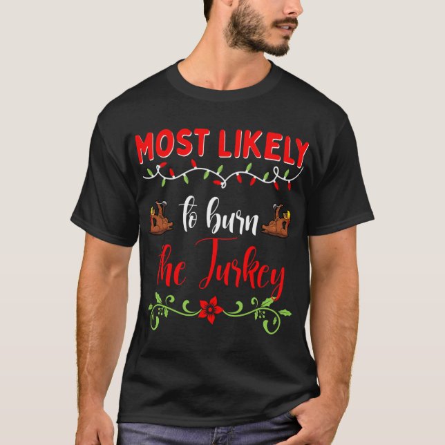 Camiseta Confronto familiar com o Pajama é o mais provável  (Frente)