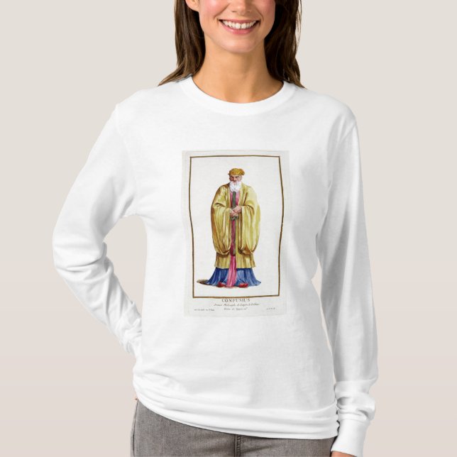 Camiseta Confucius (551-479 BC), 'de DES Estampes de (Frente)