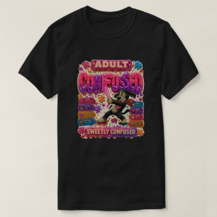 Camiseta Confusa Divertida e Sarcástica para Quem