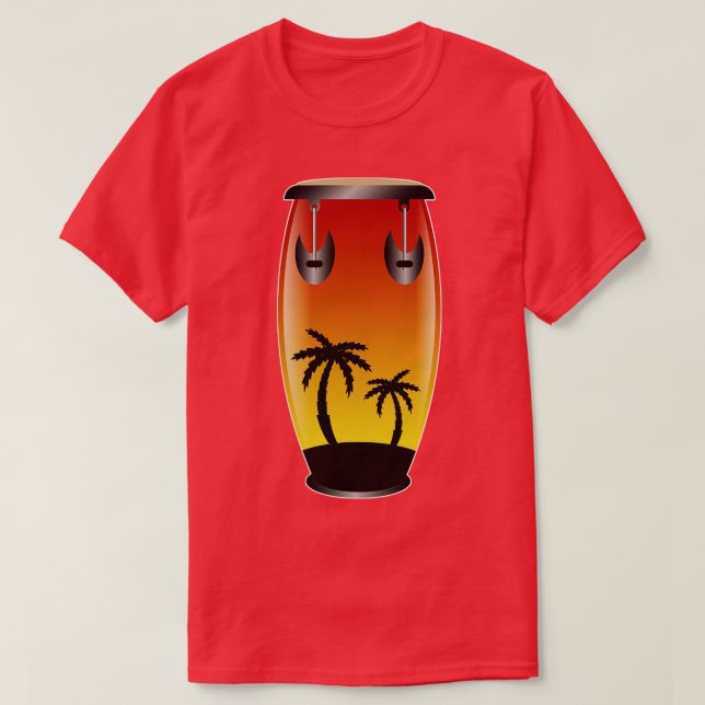 Camiseta Conga Drum (Frente do Design)