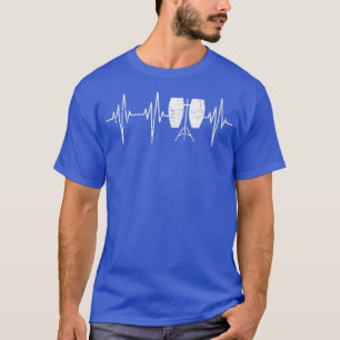 Camiseta Conga Drum Distresso Conga Drummer Hearbeat 