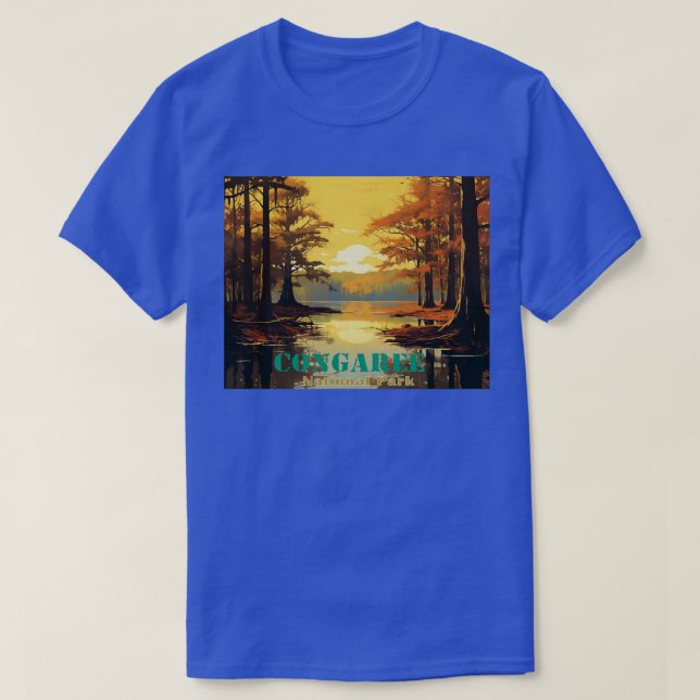 Camiseta Congaree National Park 3 (Frente do Design)