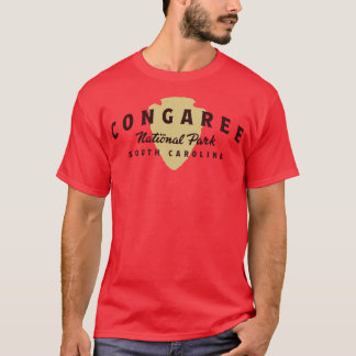 Camiseta Congaree National Park Arch Text Brown