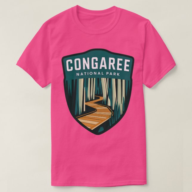 Camiseta Congaree National Park Boardwalk Adventure (Frente do Design)