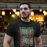 Camiseta Congaree National Park Cedar Creek Vintage<br><div class="desc">Trabalho de arte do vetor do Congaree. O parque preserva a maior mancha de floresta de madeira de folhosas que cresceu nos Estados Unidos.</div>
