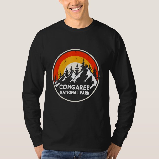 Camiseta Congaree National Park Mountain Camping South Caro (Frente)
