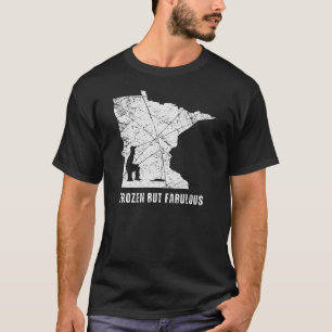 Camiseta Congelado e fabuloso Pesca Do Gelo