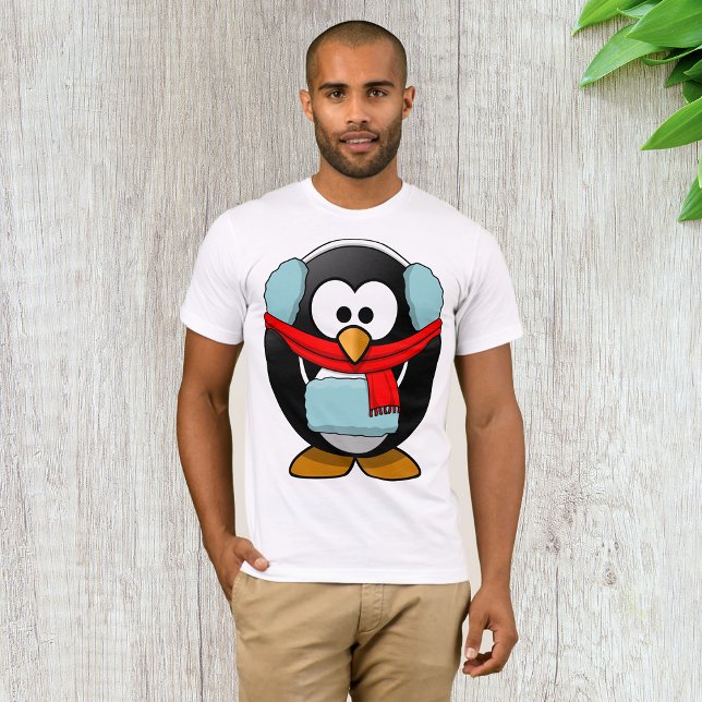 Camiseta Congelando Penguin Mens T-Shirt (Criador carregado)