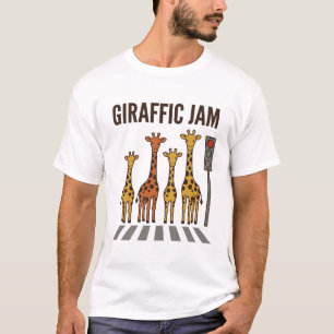 Camiseta Congestionamento Giraffico Cruzamento de Girafa Di
