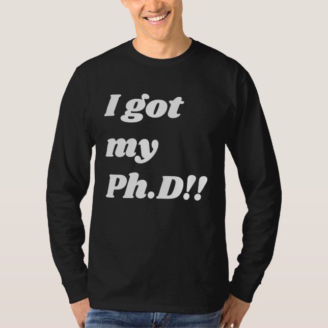 Camiseta Congratulation  for the PhD graduate (Frente)