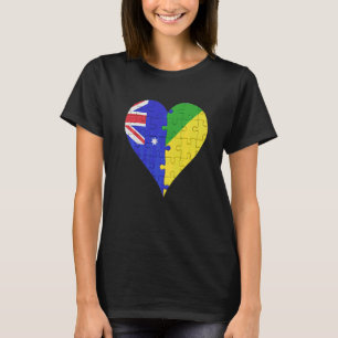 Camiseta Congresso Australiano Flag Heart