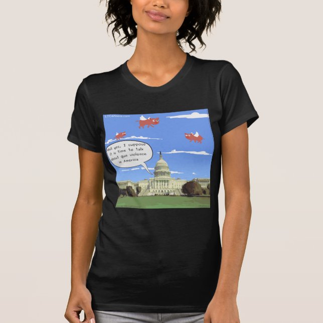 Camiseta Congresso & Conversa sobre Violência com Armas Qua (Frente)