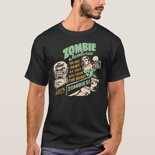 Camiseta Congresso do zombi - você DESMAIARÁ! (Frente)