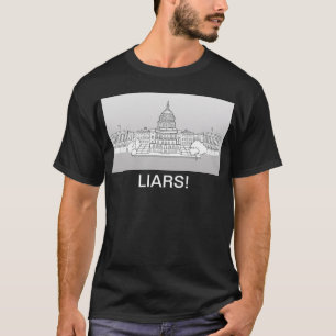Camiseta Congresso, Mentirosos, Senadores, Política, T-Shi