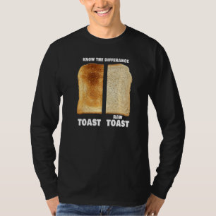 Camiseta Conheça a Diferença Torradas Torradas Cruas