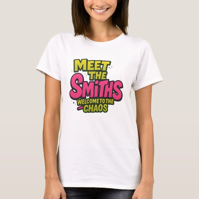 Camiseta Conheça as Mulheres Smith (Frente)