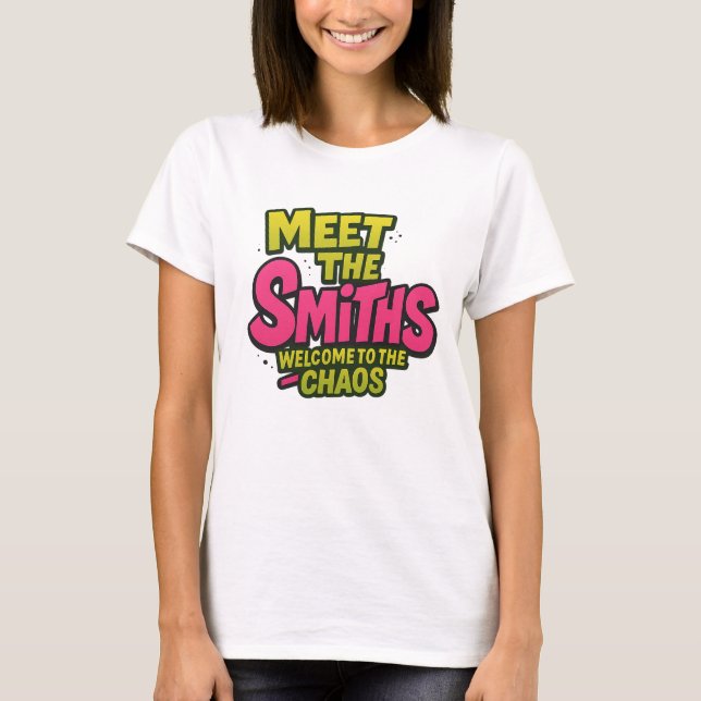 Camiseta Conheça as Mulheres Smith (Frente)