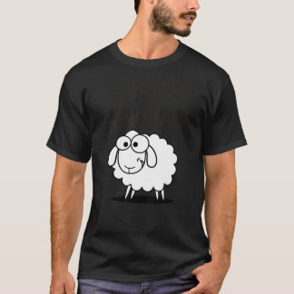 Camiseta Conheça Meu Espírito Animal Esgueirado De Ovelha N