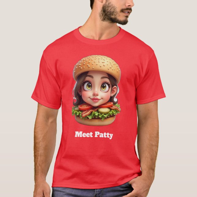 Camiseta Conheça o Design Gráfico Divertido da Patty  (Frente)