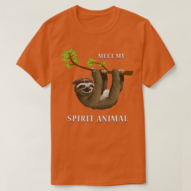 Camiseta Conheça o meu espírito animal, a fofa (Frente do Design)