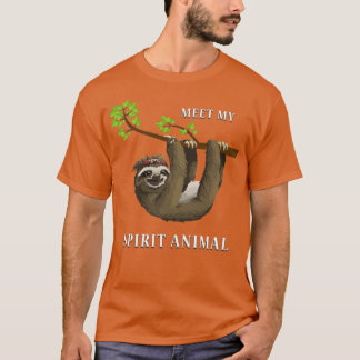 Camiseta Conheça o meu espírito animal, a fofa